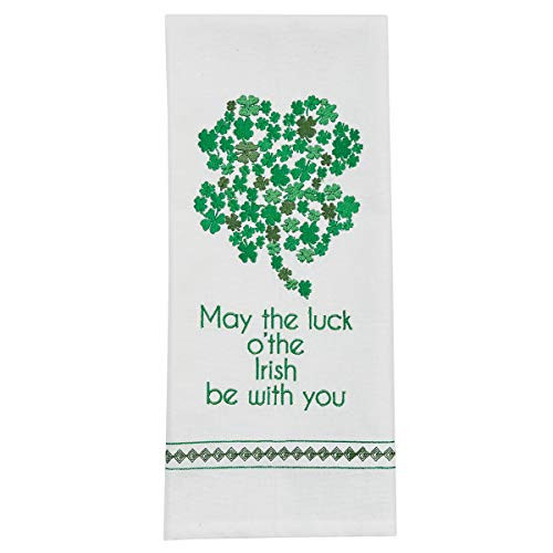 Park Designs Irish Embroidered Dishtowel -Luck O' The Irish-