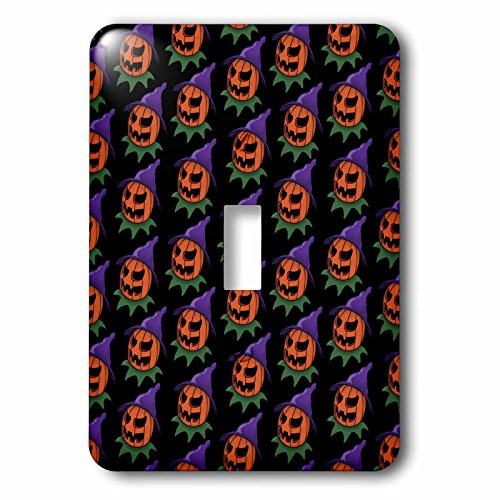 3dRose lsp-55011-1 Pattern Halloween Jack O Lantern 2 Toggle Switch