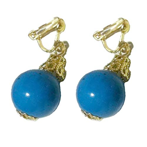 HLZG 2 pcs The Seven Deadly Sins Earring Anime Elizabeth Liones Cosplay Pendant -Blue 2-