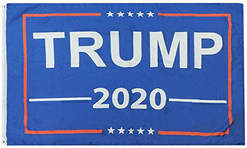 K's Novelties Trump 2020 Blue Premium Quality 100D Woven Poly Nylon 3x5 3'x5' Flag Banner K's Novelties Trump 2020 Blue Premium Quality 100D Woven Poly Nylon 3x5 3'x5' Flag Banner