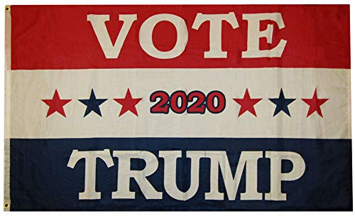 K's Novelties Vote 2020 Trump Red White Blue Premium 100D Woven Poly Nylon 3x5 3'x5' Flag K's Novelties Vote 2020 Trump Red White Blue Premium 100D Woven Poly Nylon 3x5 3'x5' Flag