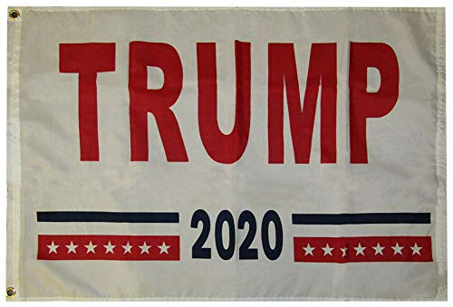 K's Novelties 3x5 Trump 2020 White Premium Quality 100D Woven Poly Nylon Flag 3'x5' Banner K's Novelties 3x5 Trump 2020 White Premium Quality 100D Woven Poly Nylon Flag 3'x5' Banner