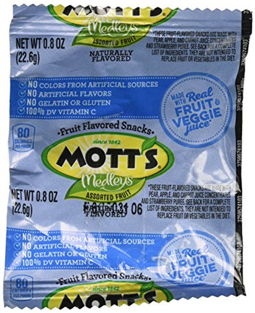 Mott's Medleys Fruit Flavored Snacks 90 ct.- 1 pack - Mott's Medleys Fruit Flavored Snacks 90 ct.- 1 pack -