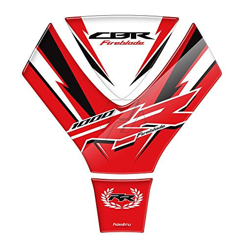 3D Motorcycle Gas Tank Pad Protector Case for Honda CBR1000RR Fireblade 2017-2020 -Red-