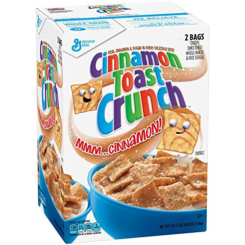 Cinnamon Toast Crunch Cereal -49.5 oz. box- -pack of 2- Cinnamon Toast Crunch Cereal -49.5 oz. box- -pack of 2-