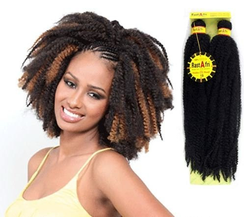 RastAfri Malibu Afro Kinky Braid -14' 1-
