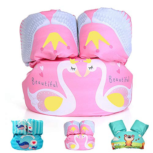 JIWINNER Swim Vests Flotation Jacket Swim Belt Learn to Swim Device Toddler Floaties Device for Pool 30-50 lbs