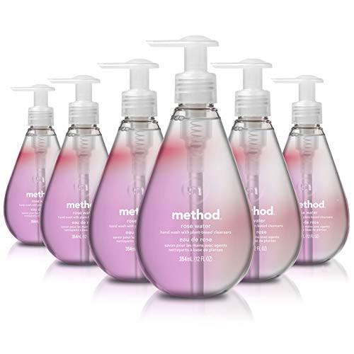 Method Gel Hand Wash Rose Water 12 oz 6 pack Packaging May Vary Method Gel Hand Wash Rose Water 12 oz 6 pack Packaging May Vary