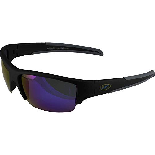 Global Vision Daytona 2 G-Tech Polarized Sunglasses Glasses Black Frames Blue Lens