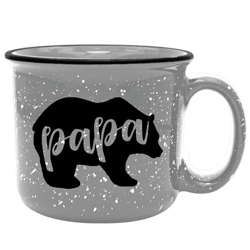 Papa Bear Coffee Mug for Dad Father Grandpa Husband - Unique Fun Gifts for Men Father's Day Christmas -Gray- Papa Bear Coffee Mug for Dad Father Grandpa Husband - Unique Fun Gifts for Men Father's Day Christmas -Gray-