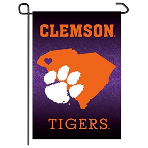 WinCraft Clemson Tigers 12 x 18 Premium Home State Garden Flag