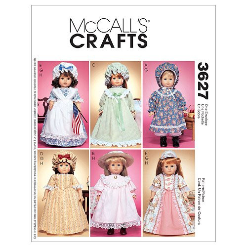 McCall's Patterns M3627 18-Inch Doll Clothes One Size Only