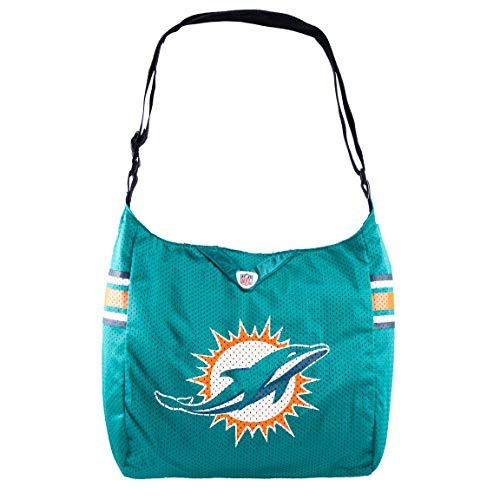 Littlearth NFL Miami Dolphins Jersey Tote 15 H x 14" W x 4 D