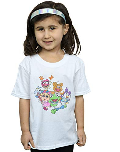 Disney Girls The Muppets Muppet Babies Colour Group T-Shirt White 7-8 Years