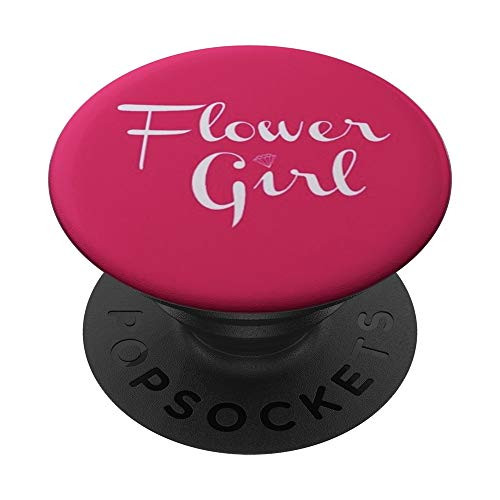 Flower Girl Engagement Newlywed Gift PopSockets PopGrip- Swappable Grip for Phones  and  Tablets
