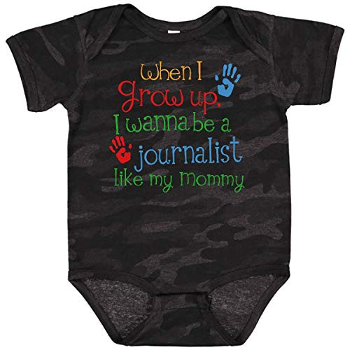 inktastic Journalist Like Mommy Infant Creeper 18 Months Storm Camo 24a90