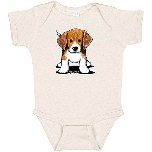 inktastic Beagle Infant Creeper 12 Months Natural Heather - KiniArt 3e7d