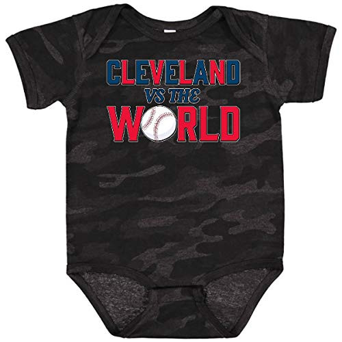 inktastic Cleveland Vs. The World Blue Infant Creeper 24 Months Storm Camo 2b290