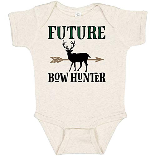 inktastic Hunting Future Bow Infant Creeper Newborn Natural Heather 2de66