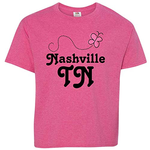 inktastic Nashville Youth T-Shirt Youth Small -6-8- Retro Heather Pink D0c3