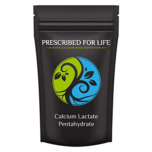 Prescribed for Life Calcium Lactate Pentahydrate - 14 percent Calcium USP Powder 12 oz -340 g-