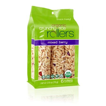 Bamboo Lane Crunchy Rice Rollers Mixed Berry 6 Ct -Pack Of 3-