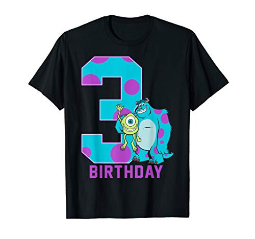 Disney Pixar Monsters Inc. Mike and Sully 3rd Birthday T-Shirt