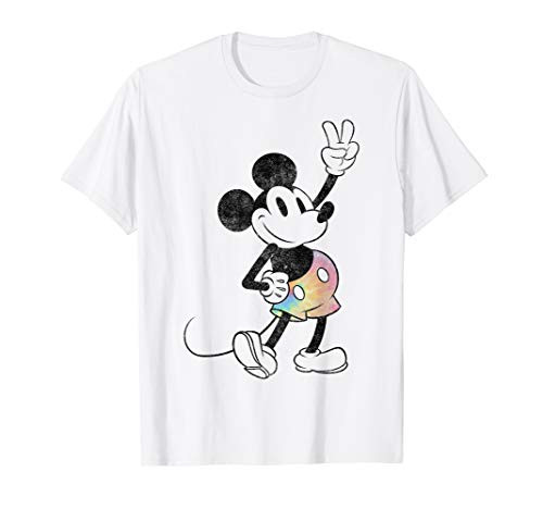 Disney Mickey And Friends Mickey Mouse Tie Dye Shorts T-Shirt