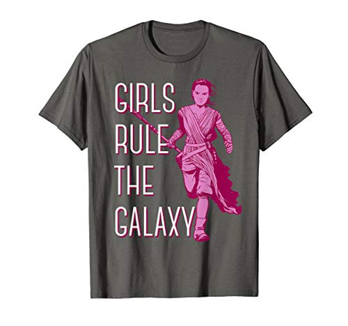 Star Wars Episode 7 Rey Girls Rule The Galaxy T-Shirt C1