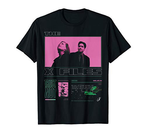 The X-Files Scully And Mulder Case File Poster T-Shirt