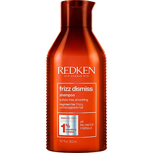 Redken Frizz Dismiss Shampoo  For Frizzy Hair  Smooths Hair  and  Manages Frizz  Sulfate Free  10.1 Fl Oz 10 fl. oz