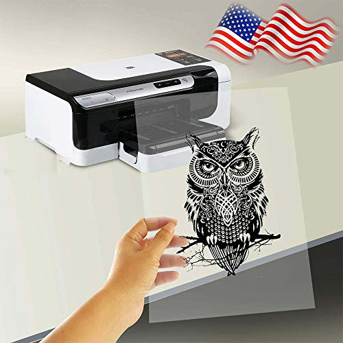 8.5" x14" Silk Screen Printing Film 50 Sheets Waterproof Inkjet Transparency Film for Water-based Pigment and Dye Inkjet Printers 8.5" x14" Silk Screen Printing Film 50 Sheets Waterproof Inkjet Transparency Film for Water-based Pigment and Dye Inkjet Printers