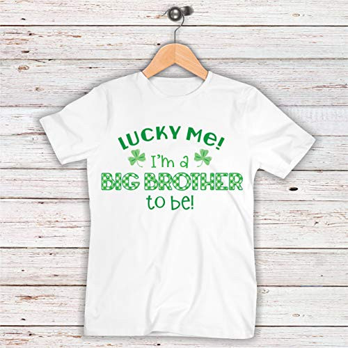 Lucky Me I'm a Big Brother To Be St. Patrick's Day Pregnancy Announcement Shirt or Bodysuit Lucky Me I'm a Big Brother To Be St. Patrick's Day Pregnancy Announcement Shirt or Bodysuit