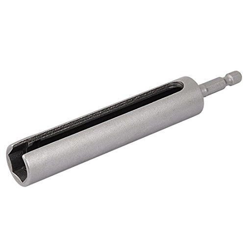 uxcell 135mm Long 14mm Hex Nut Socket Slotted Extension Driver Bit Adapter