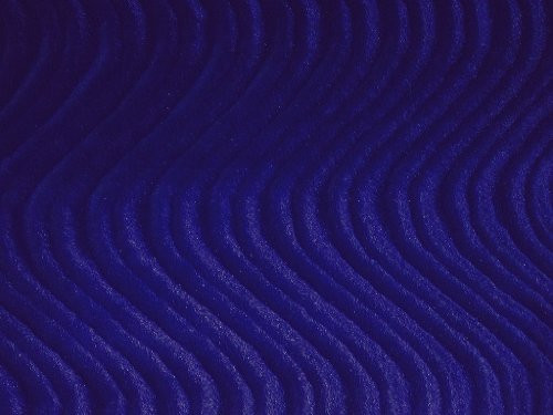 Velvet Flocking Swirl Royal Blue 58? Fabric by The Yard -F.E.