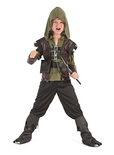 Bristol Novelty Hunter Boy Costume -L- Childs Age 7 - 9 Years