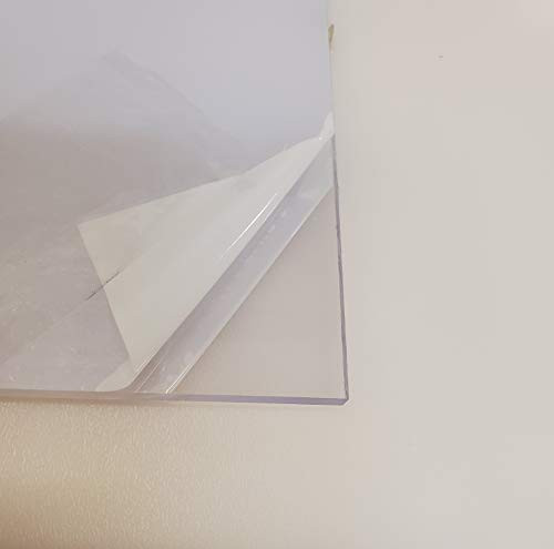 Polycarbonate Thermoform Plastic Sheets 0.010" x 12" x 18" Sheets - 4 Piece Bundle