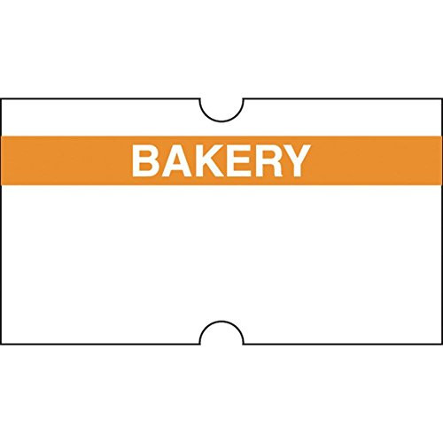 HUBERT"Bakery" Labels for Hubert One Line Pricing Gun - 21mm L x 13mm H