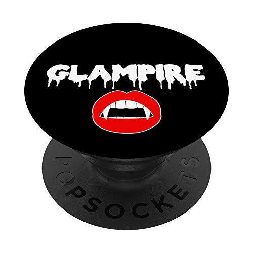 Glampire Vampire Lips Fangs Gothic MUA Fashion PopSockets Grip and Stand for Phones and Tablets
