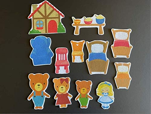 Goldilocks and the Three Bears Felt Story-25