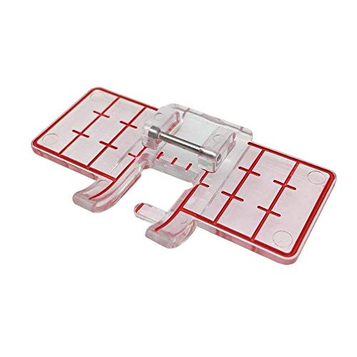 FQTANJU 1 Piece Multi-Line Decorative Foot Part number 821082096 - for Pfaff Group B C D E F G J K and Some Janome Sewing Machine Models