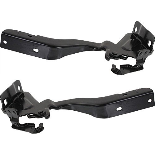 Evan-Fischer Hood Hinge for Nissan Sentra 13-17 Right and Left Side Set of 2 Steel