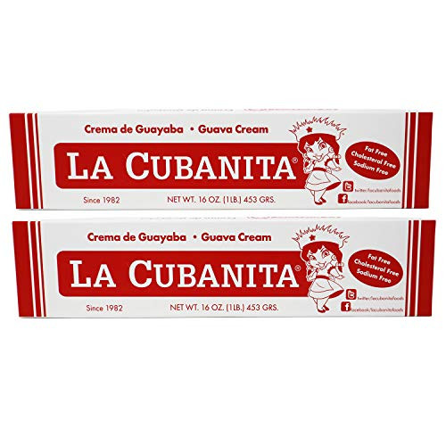 LA CUBANITA Crema de Guayaba 453 gr. - 2 Pack  Guava Cream 1 lb. - 2 Pack