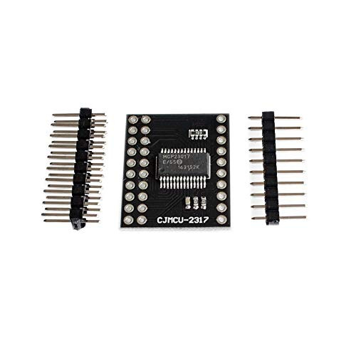 10PCS MCP23017 Serial Interface Module IIC I2C SPI MCP23S17 Bidirectional 16-Bit I-O Expander Pins 10Mhz Serial Interface Module