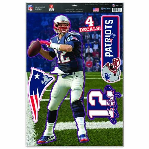 WinCraft NFL New England Patriots WCR35435014 Multi-Use Decal 11" x 17" WinCraft NFL New England Patriots WCR35435014 Multi-Use Decal 11" x 17"