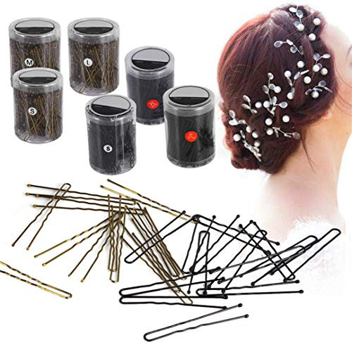 300Pcs U Shape Hair Clips For Women Bobby Pins Hairpins Hair Pins Barrette Accessories Hair Clip Studs Pro Metal Pince Cheveux Black L size