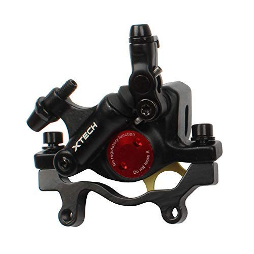 catazer MTB Road HB-100 MTB Road Line Pulling Hydraulic Disc Brake Calipers Front  and  Rear Mountain Bike Disc Brake E-Bike Disc Brake -1 Pcs Black Rear-