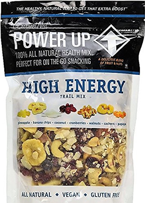 Gourmet Nut Power up 100 percent All Natural Health Mix High Energy Trail Mix - Large Resealable 26oz Bag Gourmet Nut Power up 100 percent All Natural Health Mix High Energy Trail Mix - Large Resealable 26oz Bag
