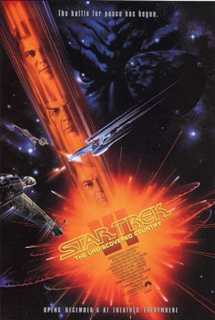 Pop Culture Graphics Star Trek 6- The Undiscovered Country Poster Movie E 11x17 William Shatner Leonard Nimoy Pop Culture Graphics Star Trek 6- The Undiscovered Country Poster Movie E 11x17 William Shatner Leonard Nimoy