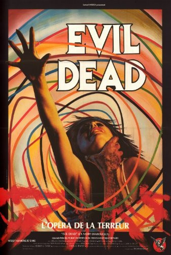 The Evil Dead Poster French B 27x40 Bruce Campbell Ellen Sandweiss Betsy Baker